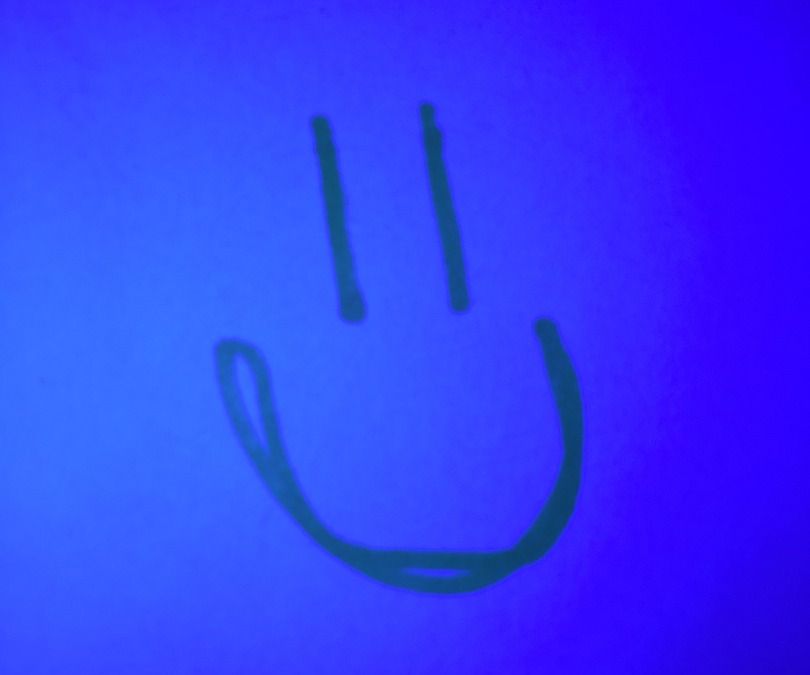 Black Light From a Smart Phone 