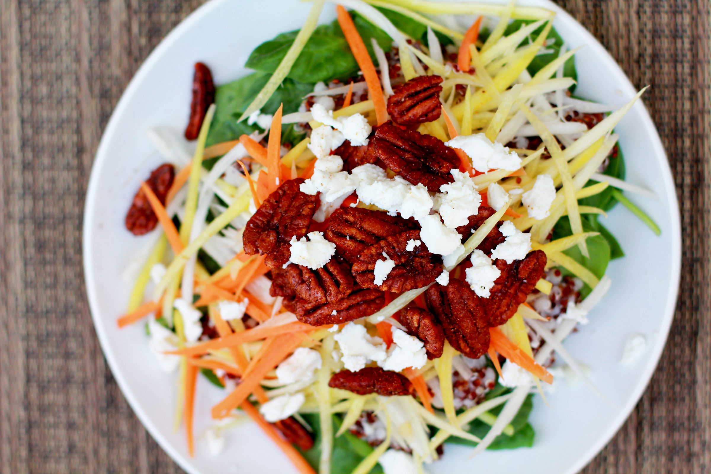 Carrot, Goat Cheese, and Pecan Salad Instructables