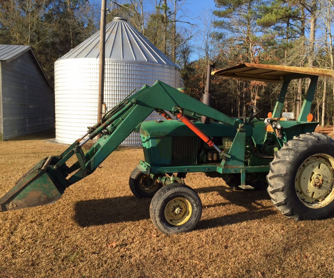 Early John Deere  3020 Powershift Front End Loader Hydraulic Re-plumbing