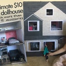 Ultimate $10 Dollhouse With 15+ DIY Furniture/accessories