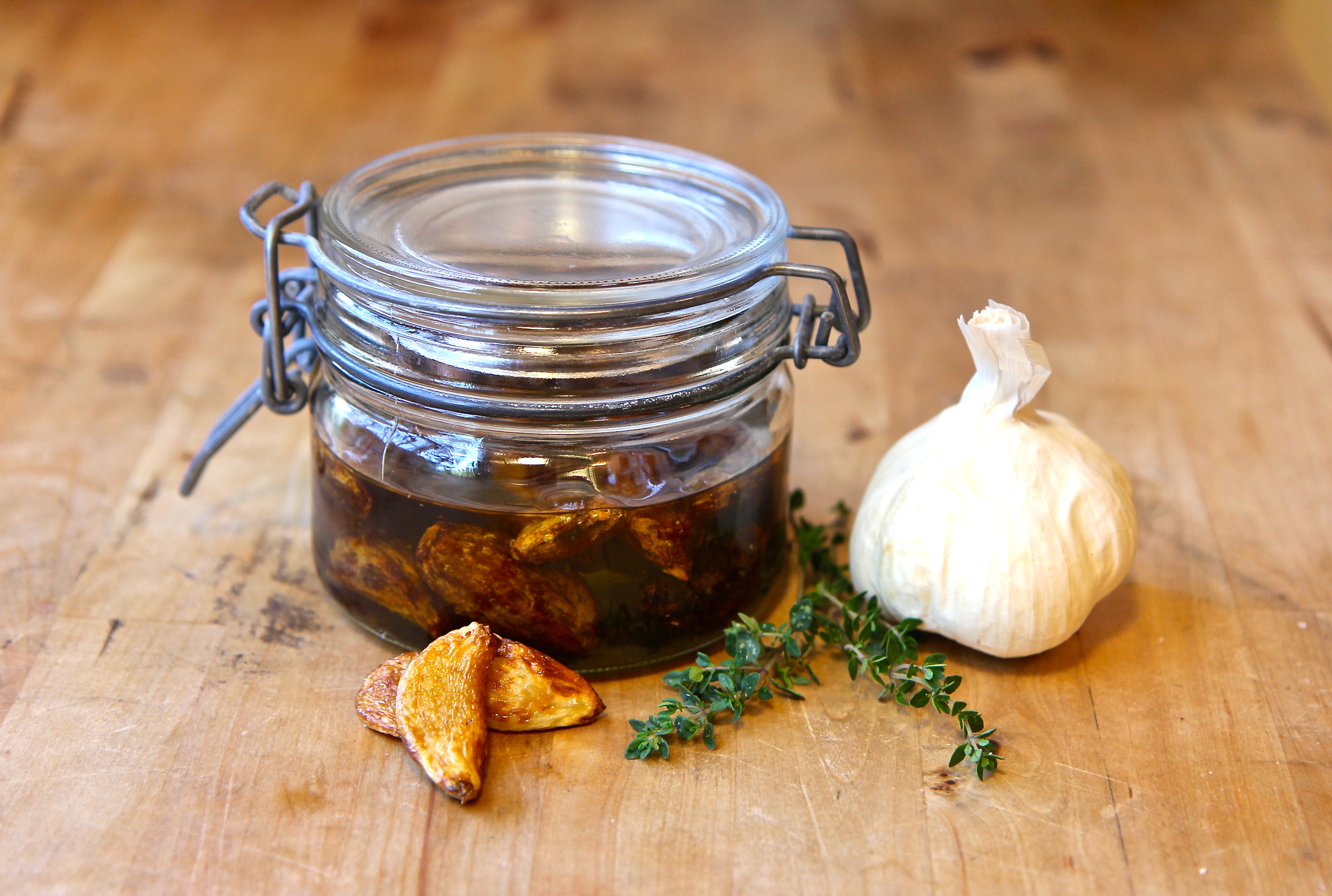Easy Garlic Confit
