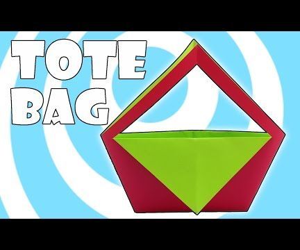  DIY: Paper Origami Tote Bag