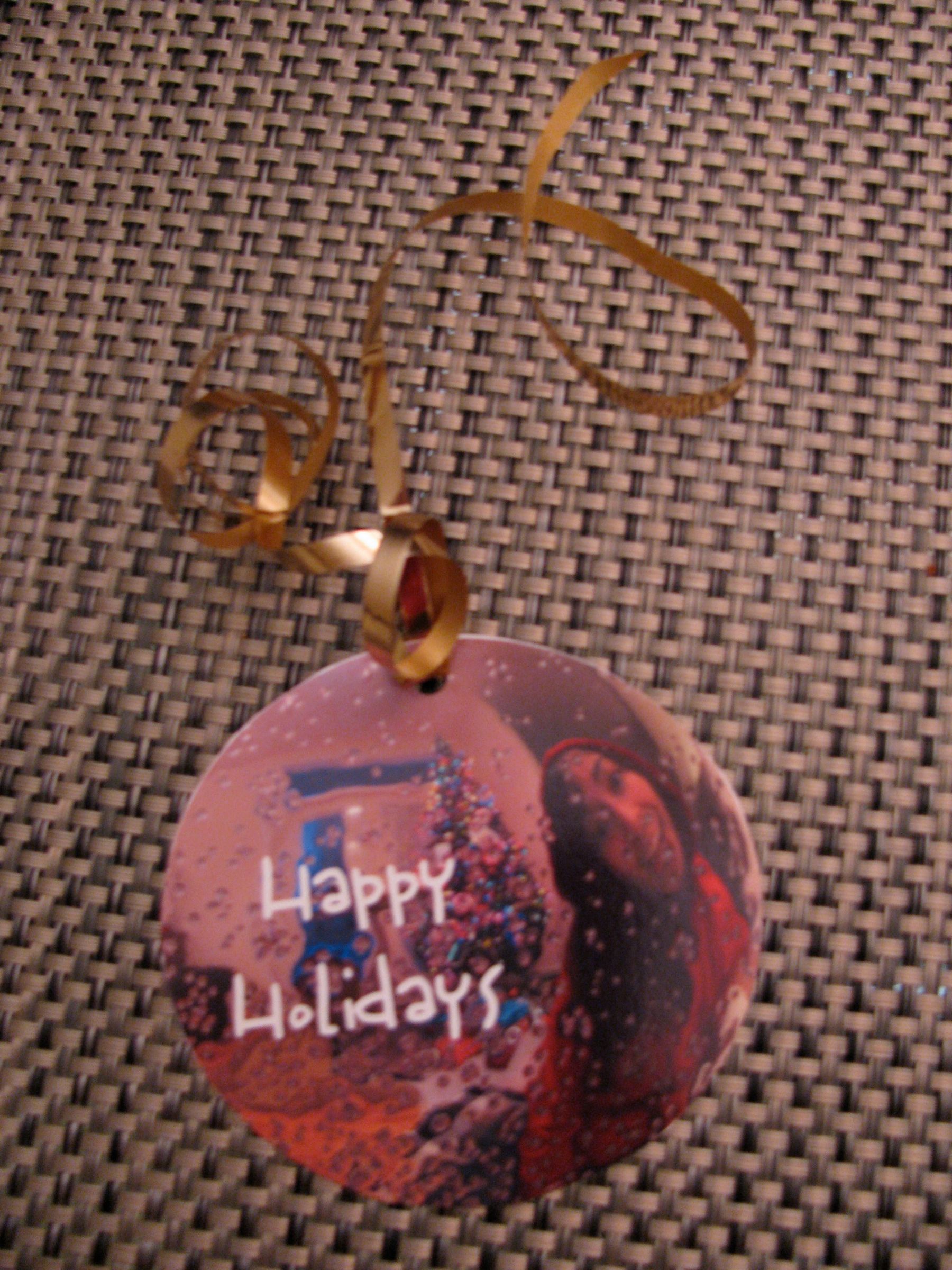 Reflection Paper Ornament Holiday Card