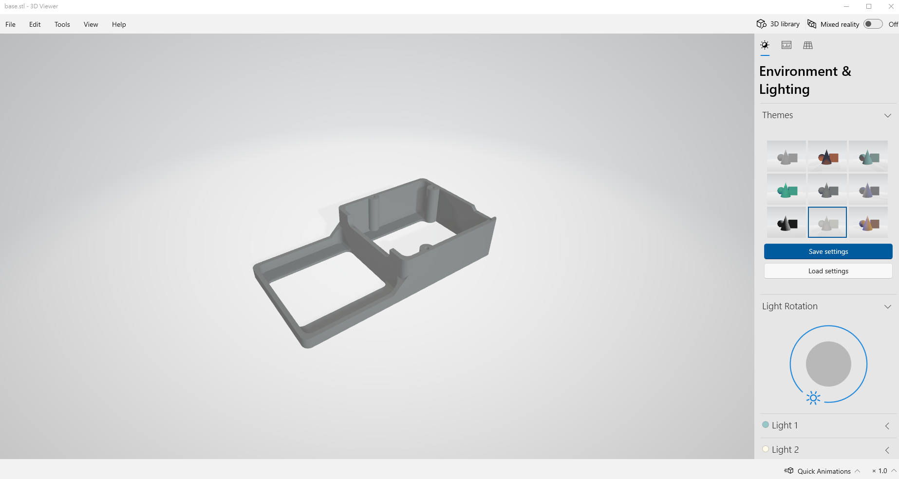 3D Print the Mounting Base