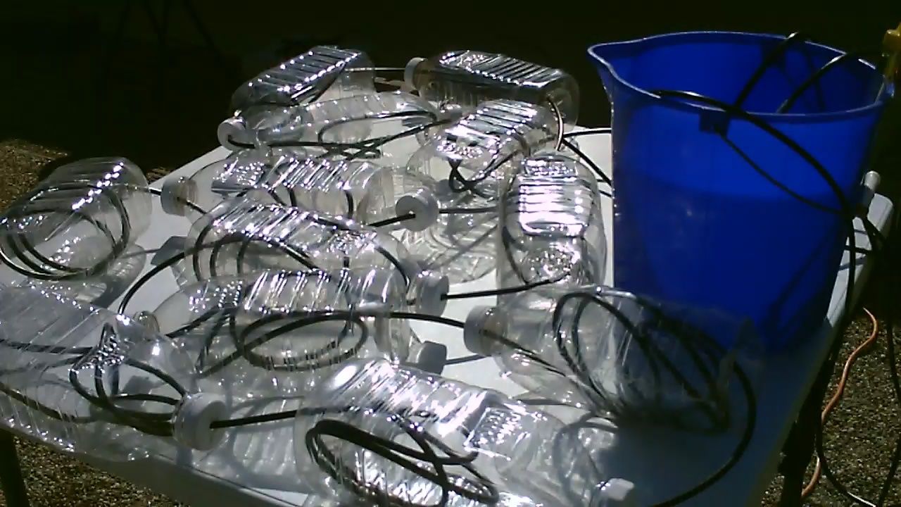 Solar Water Heater! Multi-Bottle u0026 Poly Pipe Solar Water Heater - 145F -  Easy DIY : 8 Steps (with Pictures) - Instructables