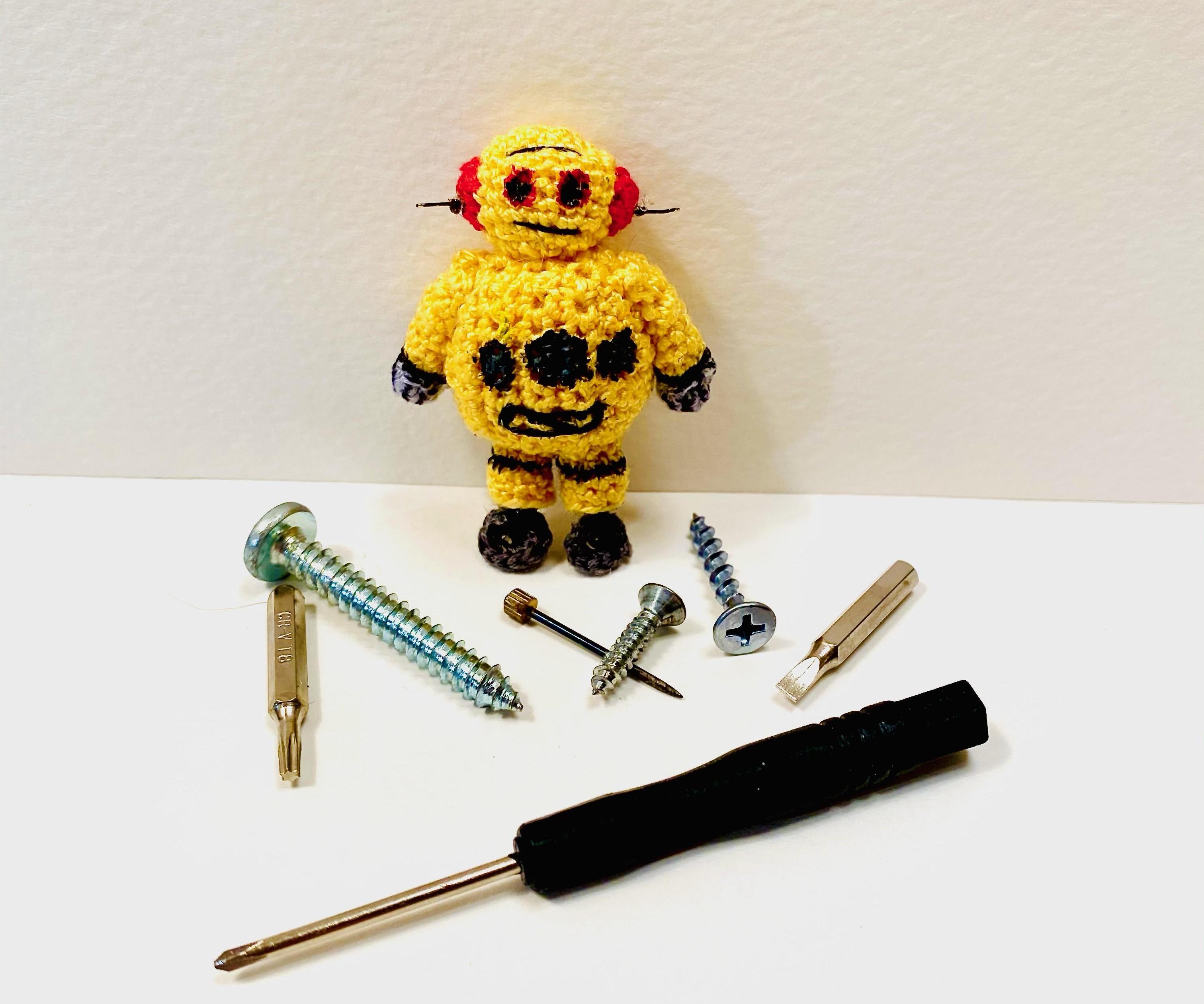 Crochet Your Very Own Instructables Robot