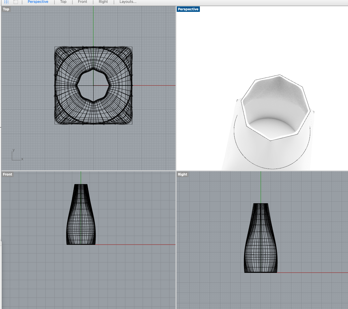 Rhino Vase 3D Printed 3 Steps Instructables