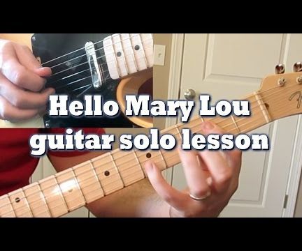 Hello Mary Lou Guitar Solo Lesson