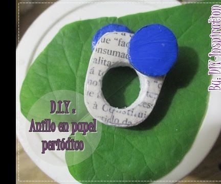 Anillo En Papel Periodico