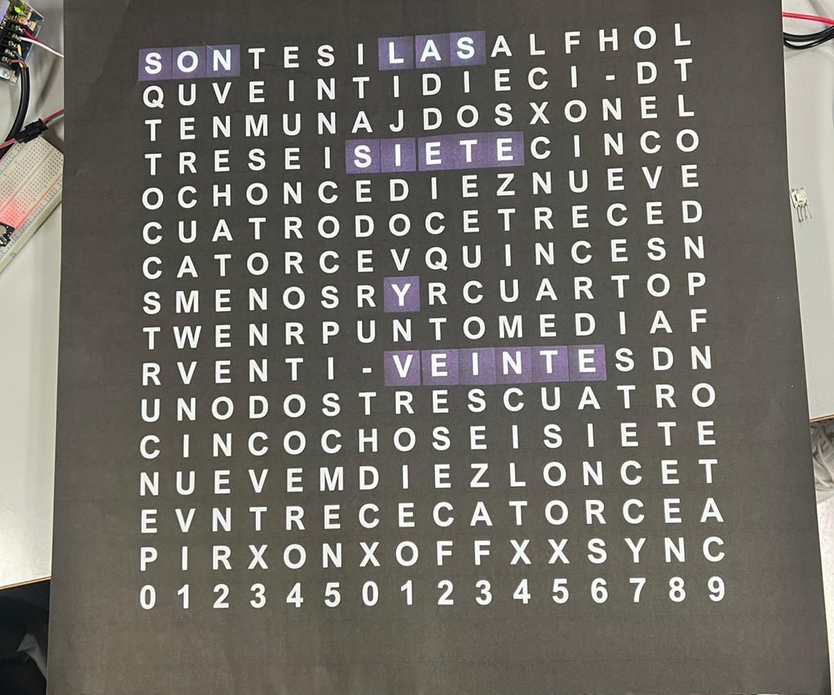 Word Clock With Arduino