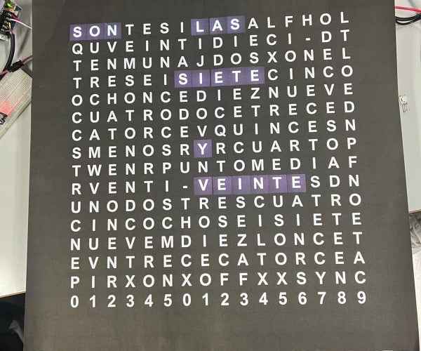 Word Clock With Arduino