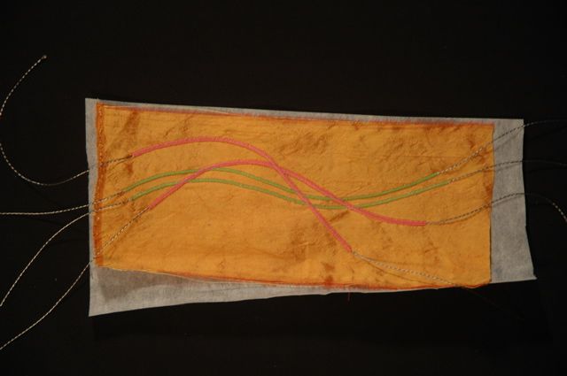 Machine Embroidery Covering Conductive Thread