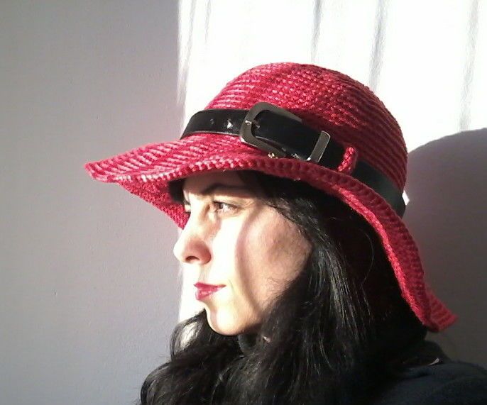Red Crochet Hat