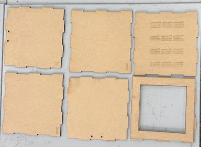 Desglose Del MDF Y Partes Del Cubo