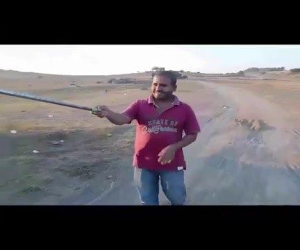selfie stick with scrap