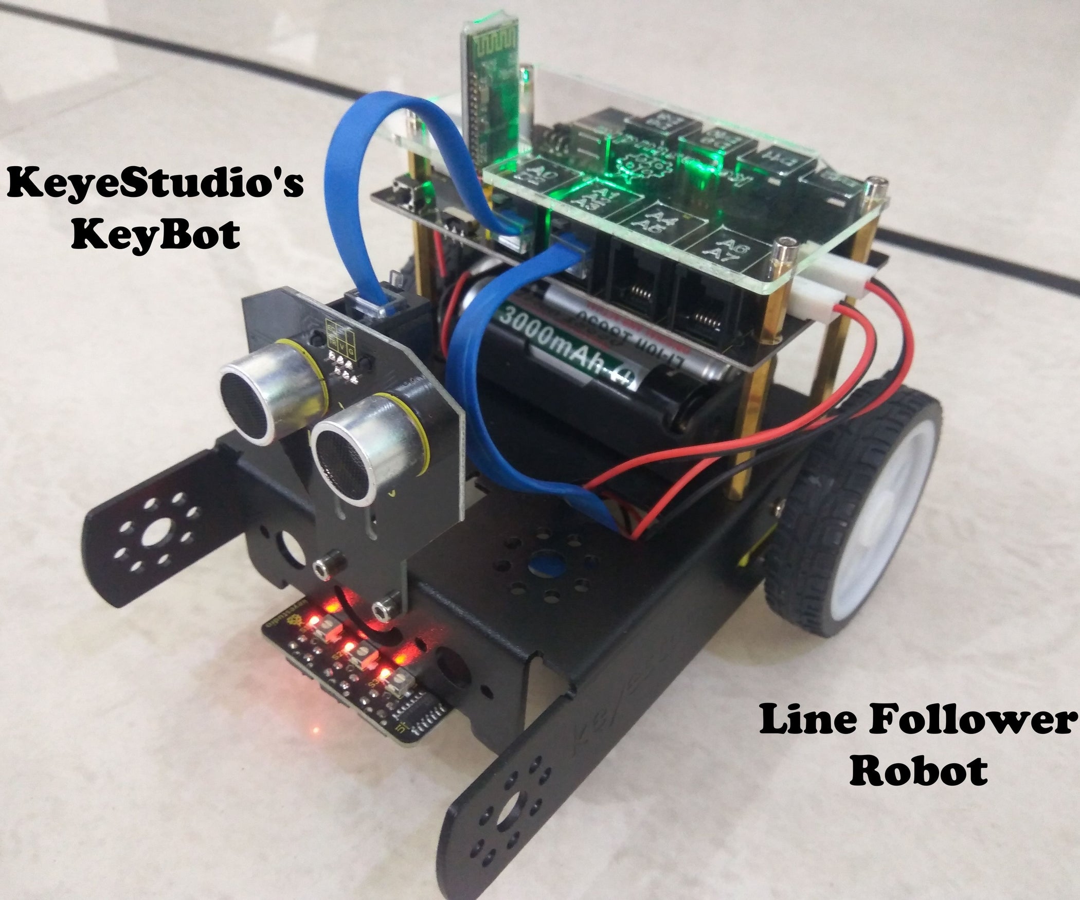 Simple Line Follower Robot : 3 Steps - Instructables