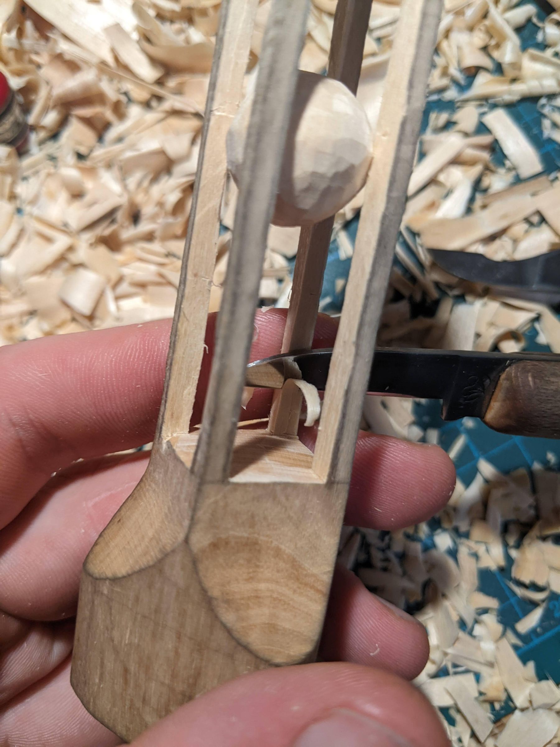 How to Carve a Ball in a Cage Out of Wood 9 Steps (with Pictures