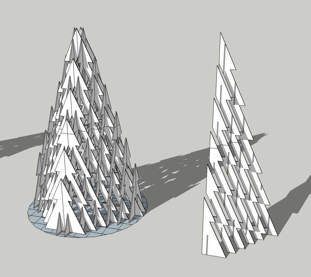1-Sheet Plywood Christmas Tree With Full Plans : 8 Steps (with Pictures ...