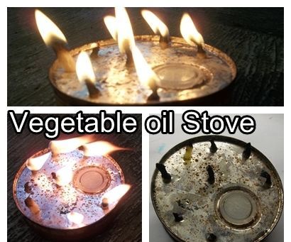 Vegetable Oil Stove, Indoor and Outdoor Use!