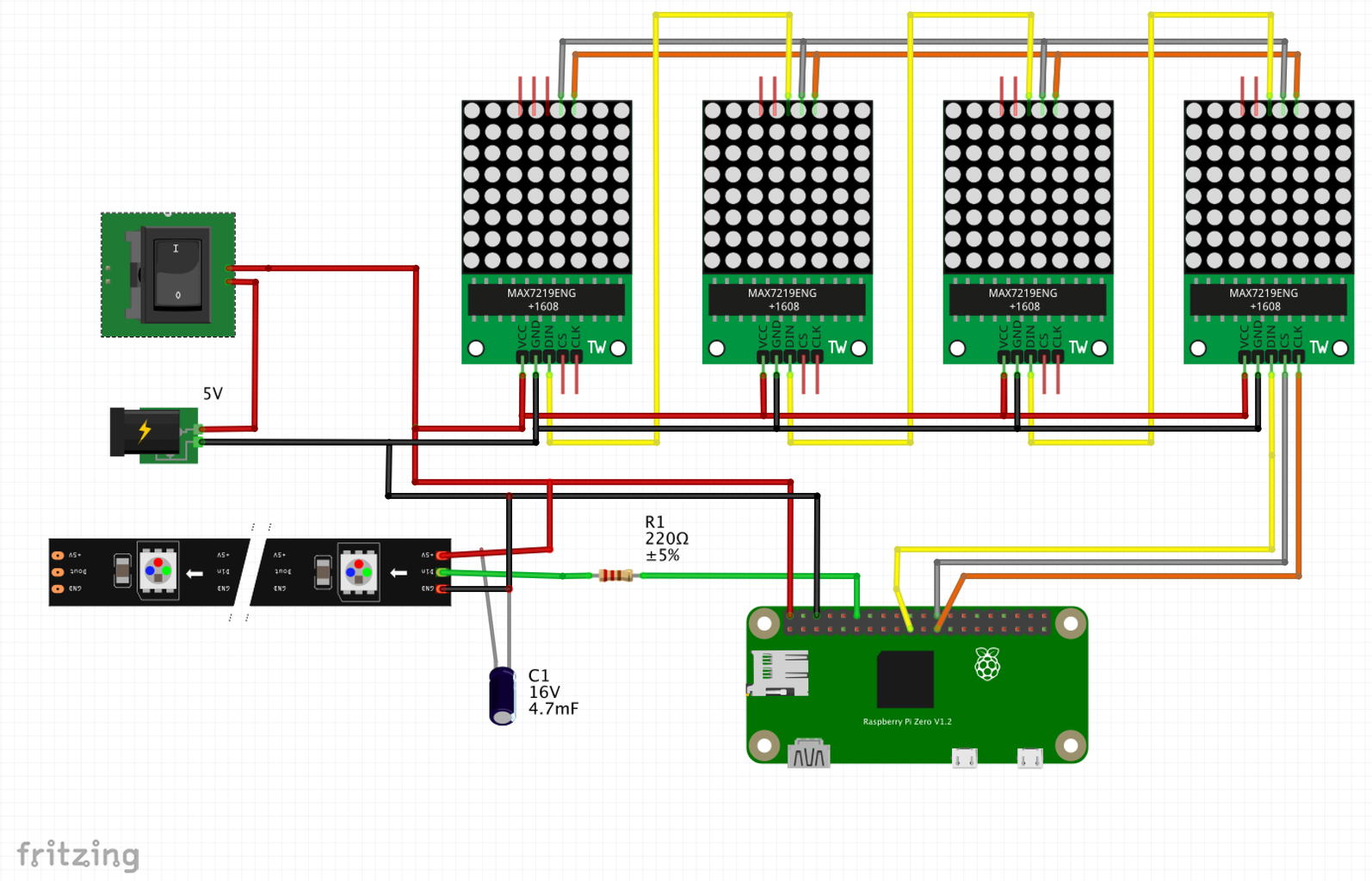 Wooden LED Gaming Display Powered by Raspberry Pi Zero : 11 Steps (with ...