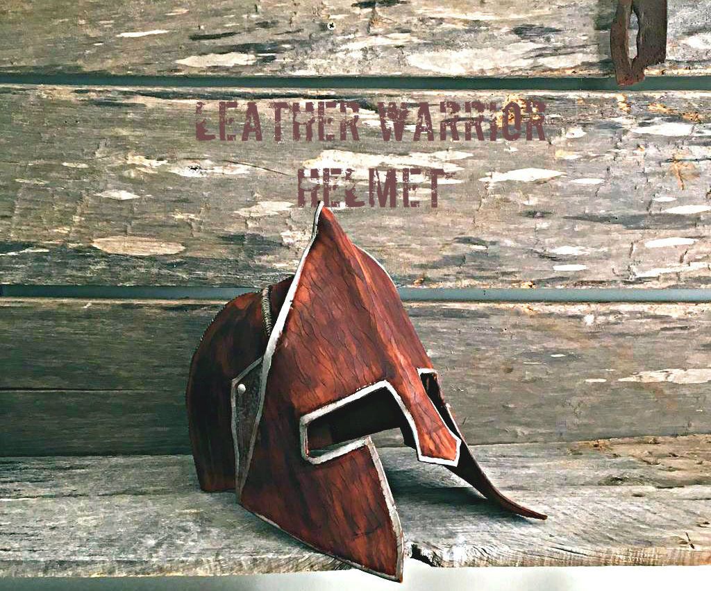 Leather Warrior Helmet