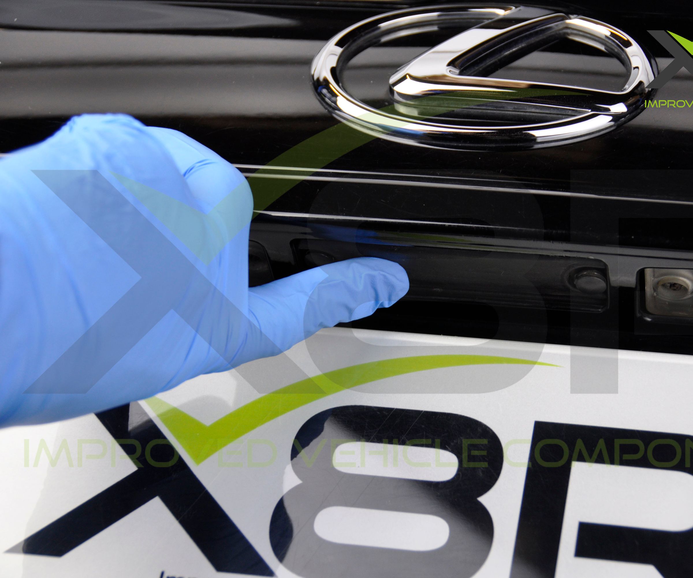 Toyota Lexus Scion Boot Trunk Lift Lid Hatch Tailgate Liftgate Switch Latch Release Button Rubber Cover Replacement Fix Repair Kit Install Instruction Guide