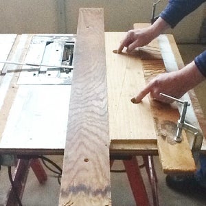 Fine Fence Adjustment on My Homebuilt Table Saw