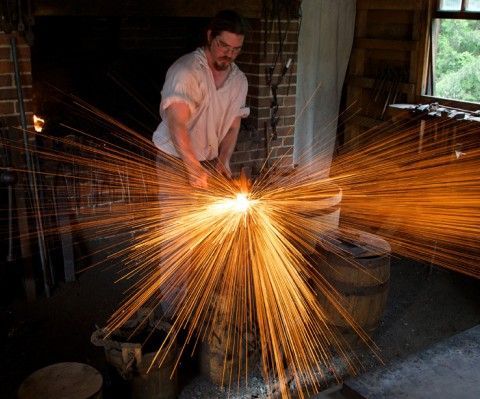 Making 1000 Nails - Colonial Blacksmithing