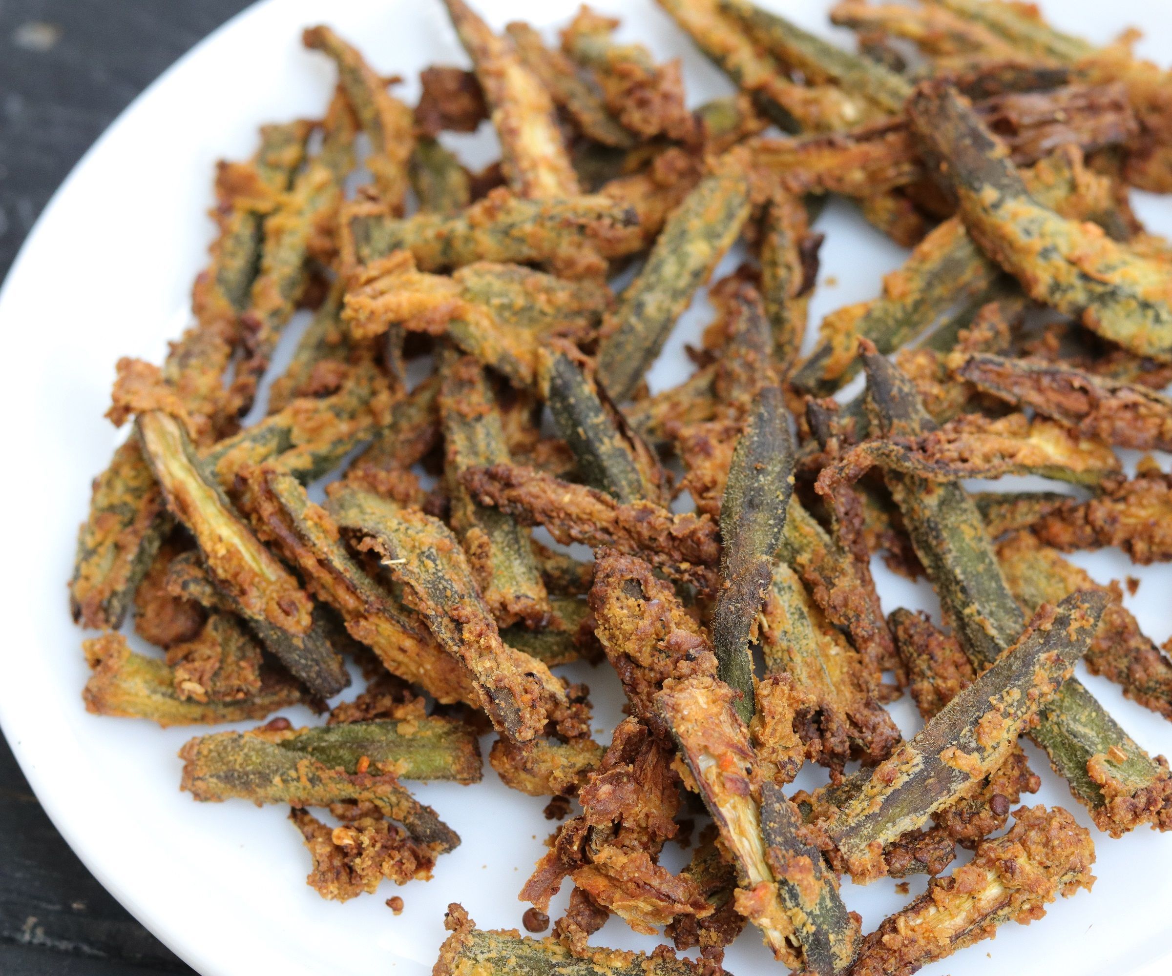 Kurkuri Bhindi Recipe in Air Fryer