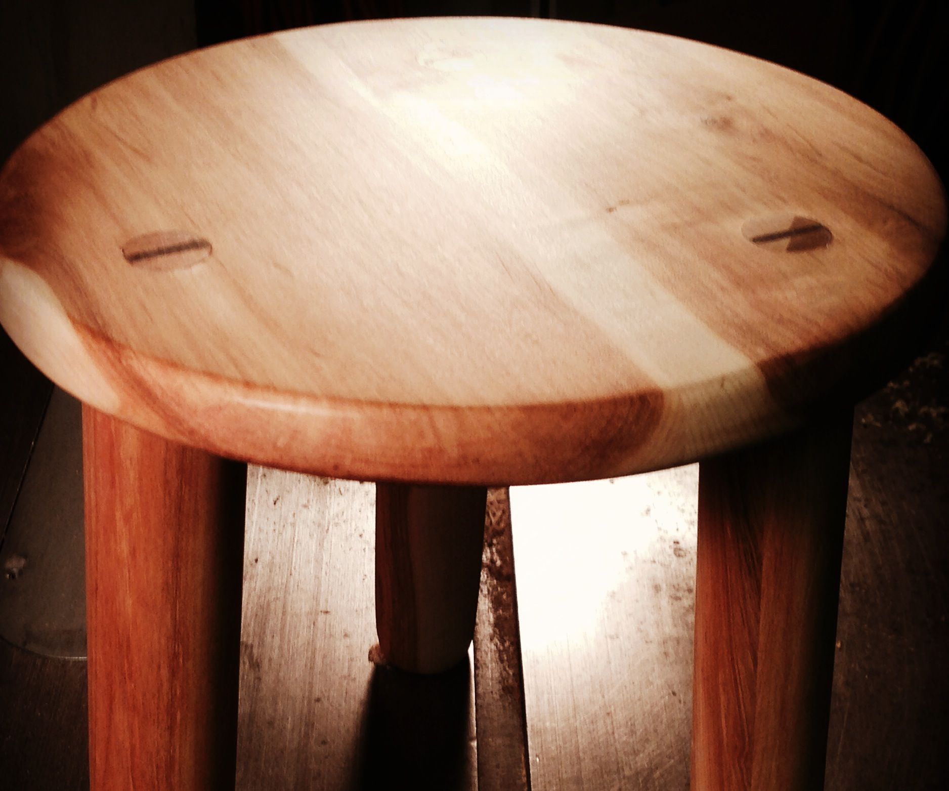 Small Three Legged Stool. 