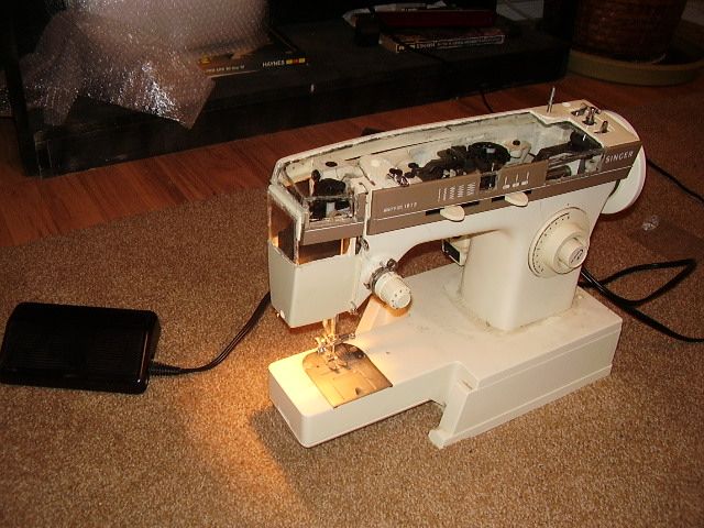 see through sewing machine