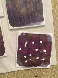 Fabric Added to the Tile