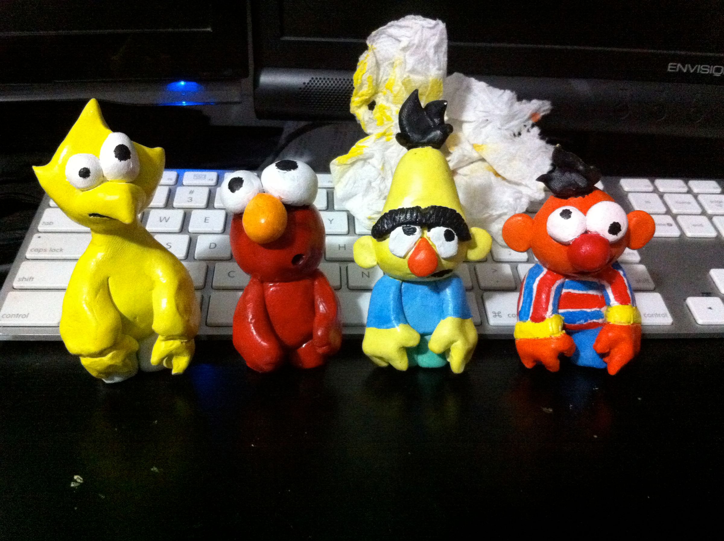 USB Sesame Street Zombie/desk Decorations
