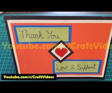  Thank You Card Ideas, How to Make Thank You Cards for Thanksgiving Day
