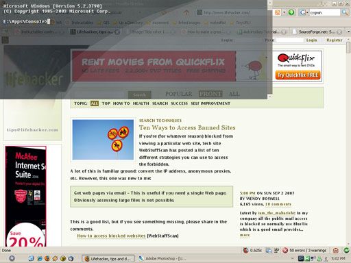 "Drop Down", Quake-style Command Prompt for Windows