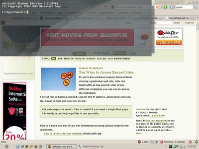 "Drop Down", Quake-style Command Prompt for Windows