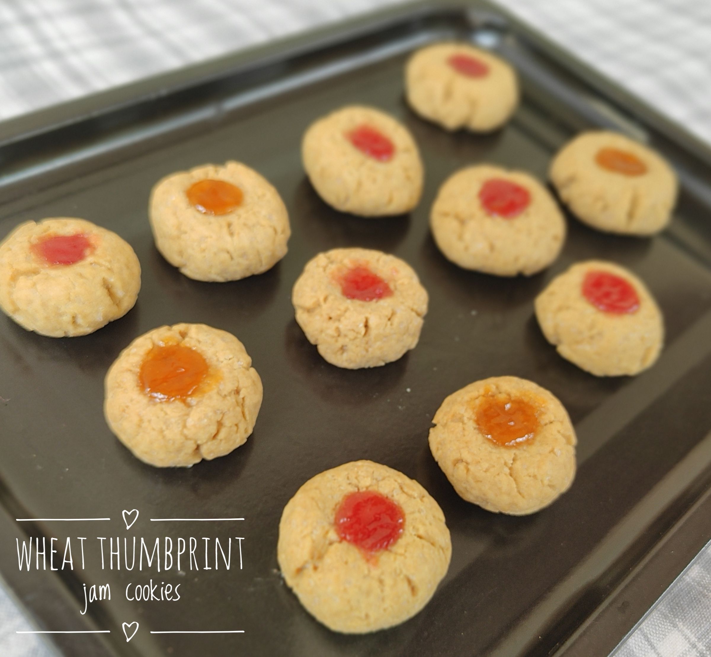 Wheat Thumbprint Cookies 6 Steps Instructables