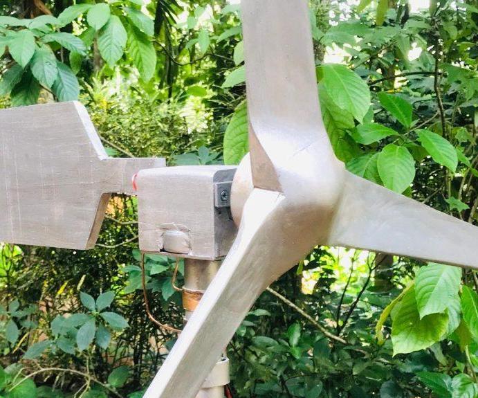 How to Make a Wind Turbine Using Wooden Propeller