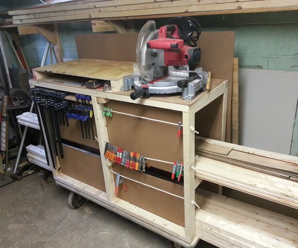 Lumber Storage Cart