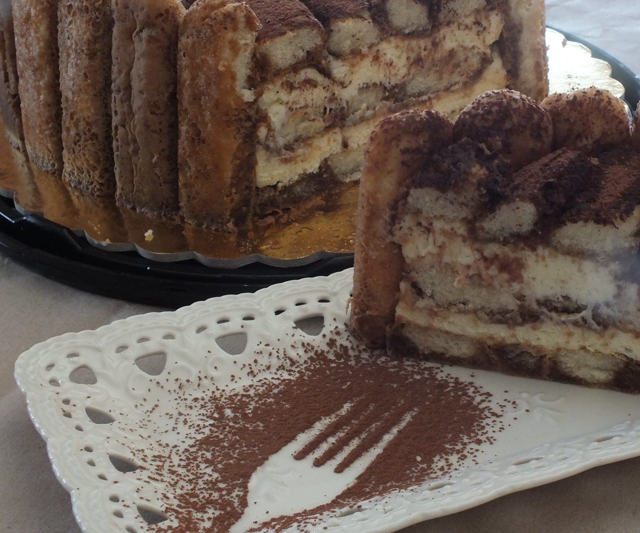 Heart Shaped Tiramisu