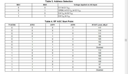 Programming the SN761662DBTR Digital TV Tuner