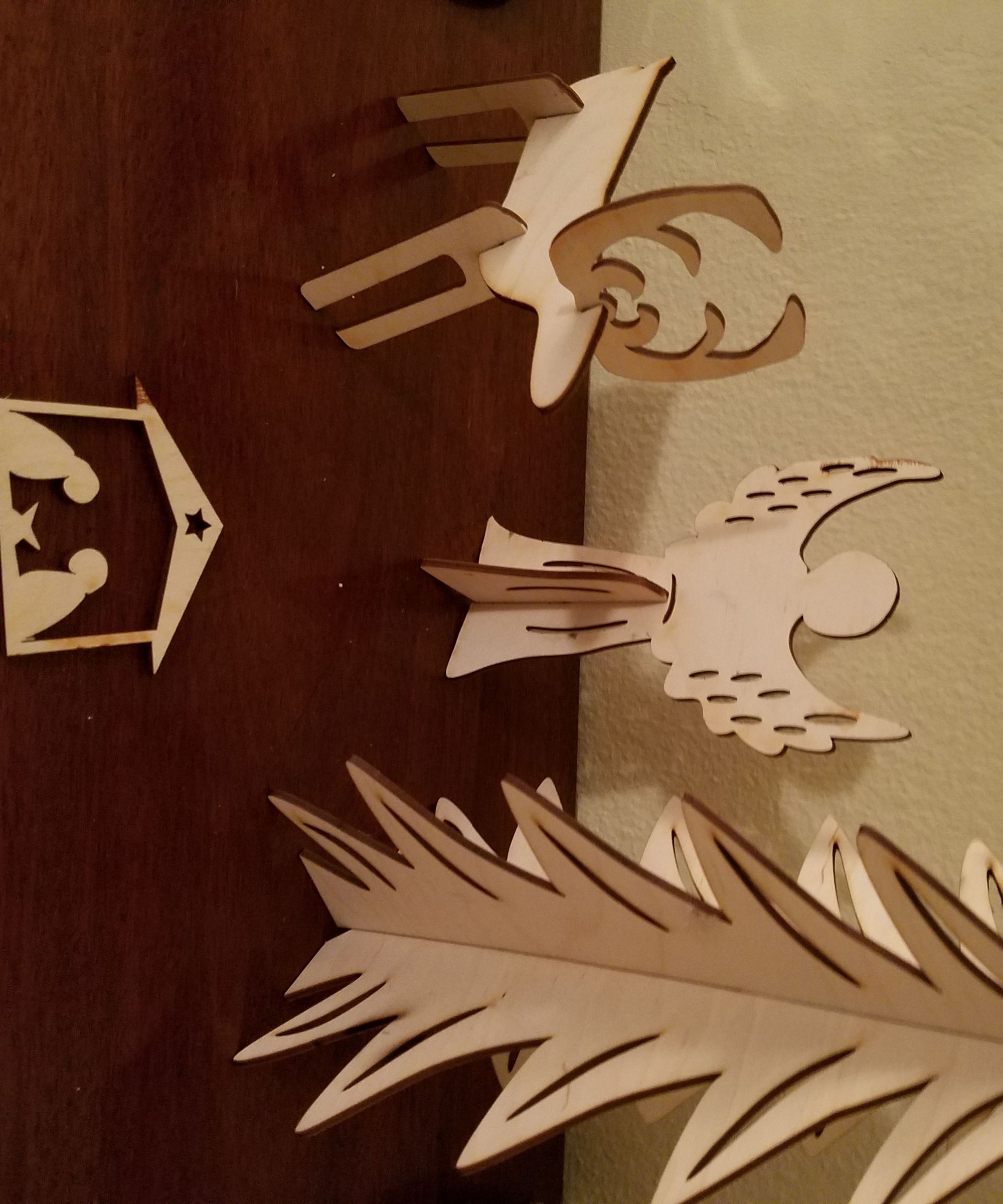 3D Holiday Decorations - Laser Cutter