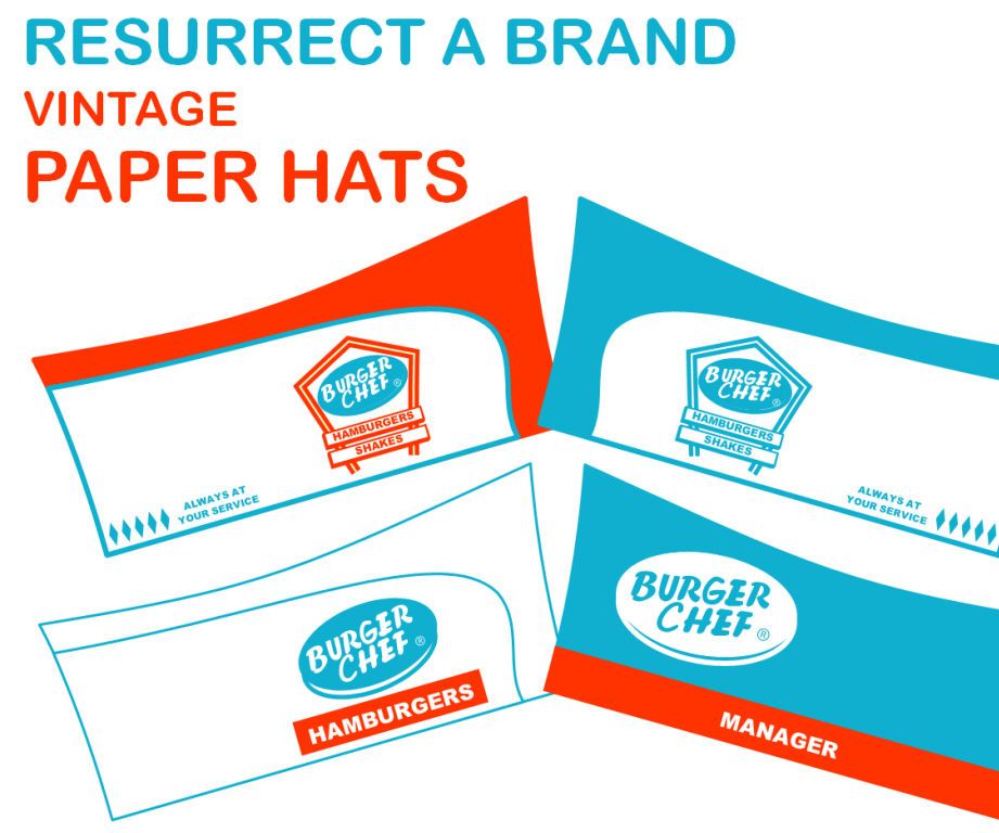 Resurrect a Brand - Burger Chef - Part 6 - Vintage Food Service Hat