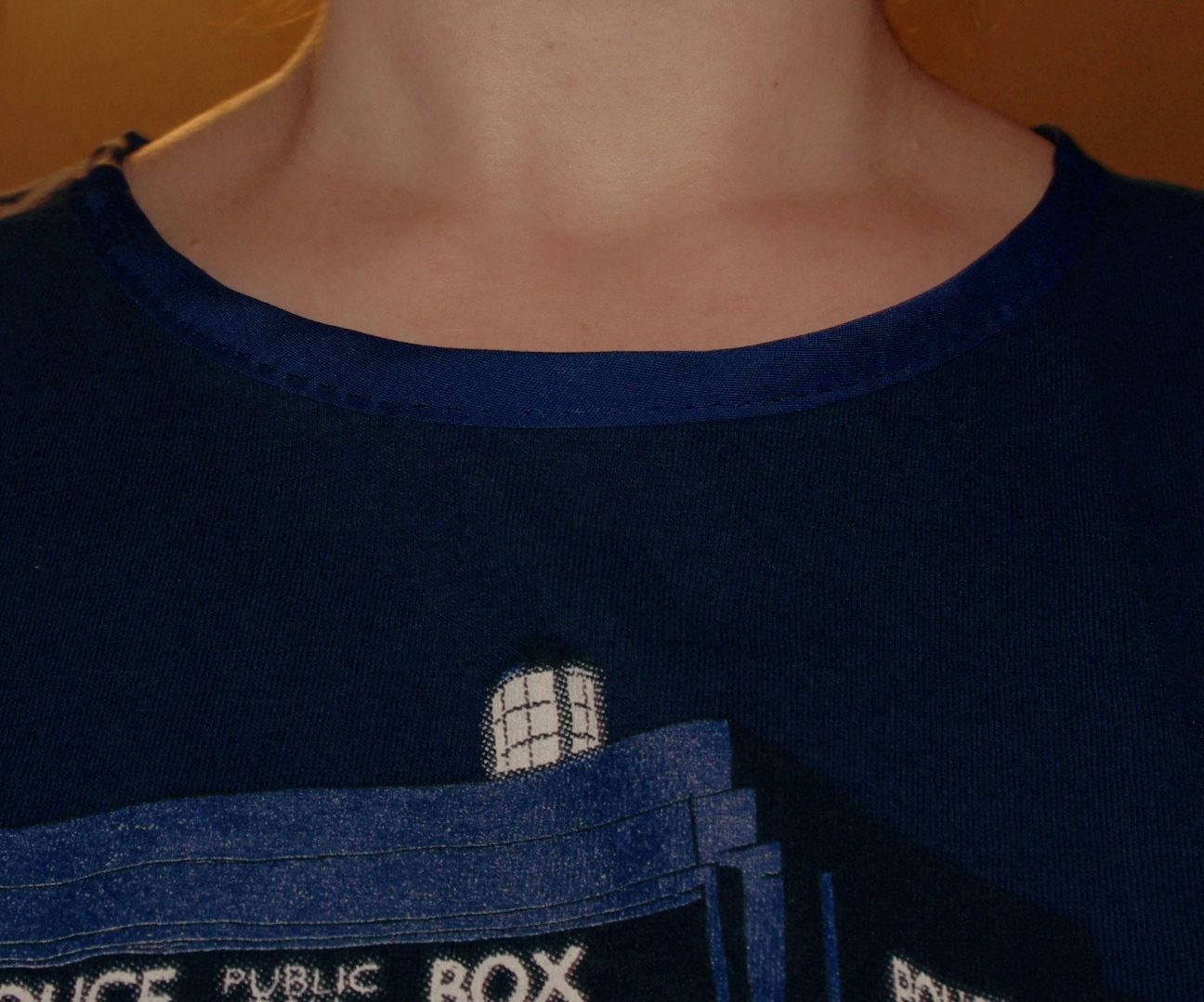 Give Your T-Shirt a Scoop Neck with Bias Tape