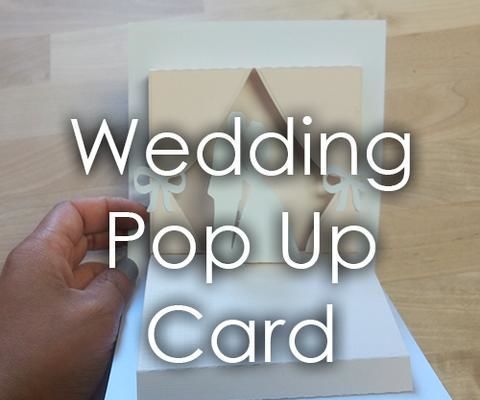 Wedding Themed Popup Card