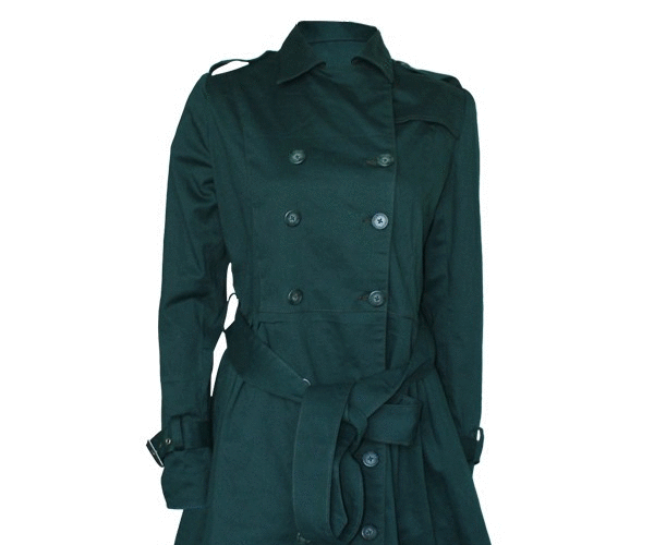 Rebecca Ferguson Mission Impossible 5 Stylish Green Coat