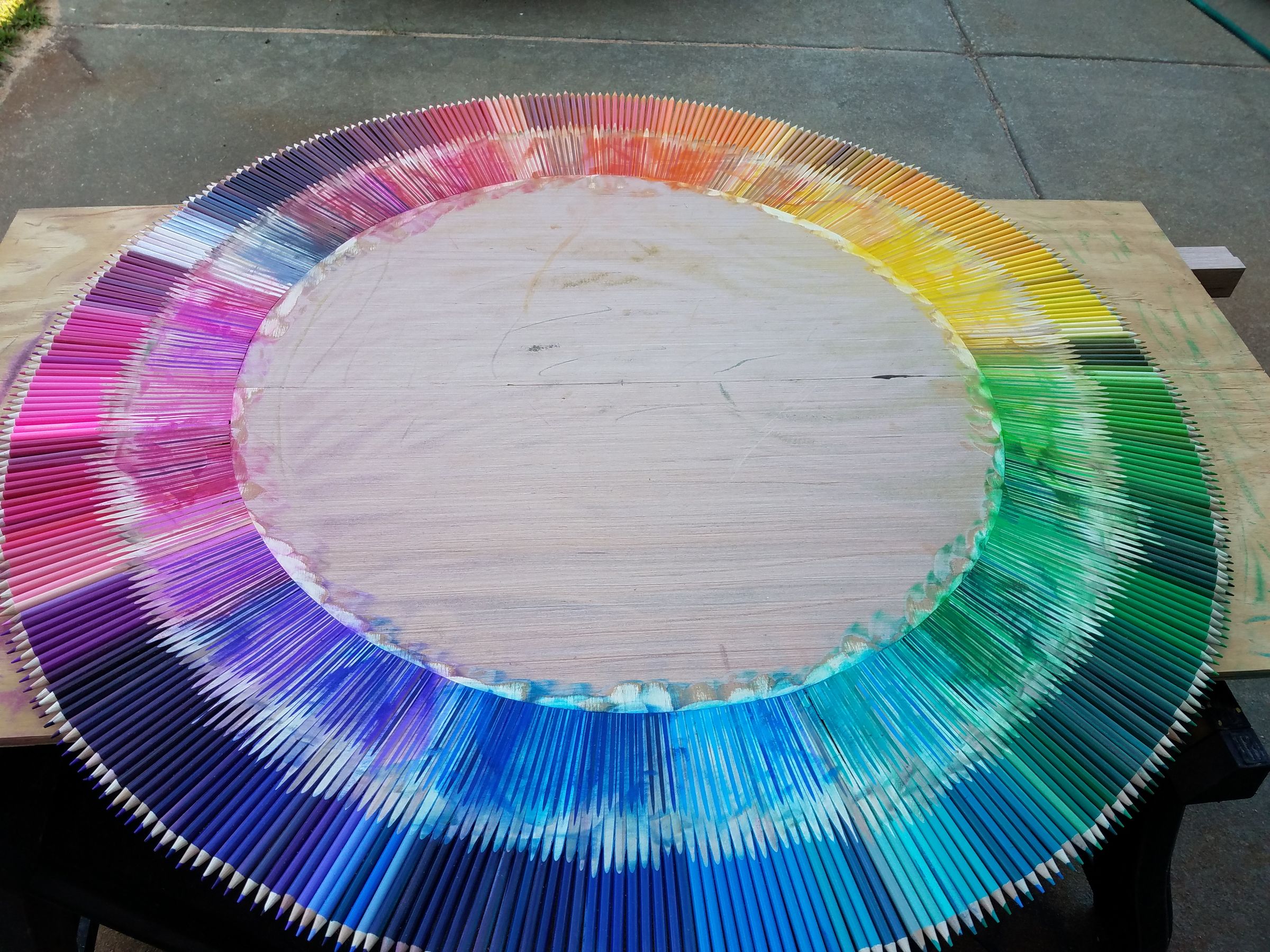 Rainbow Colored Pencil Mirror 13 Steps (with Pictures) Instructables