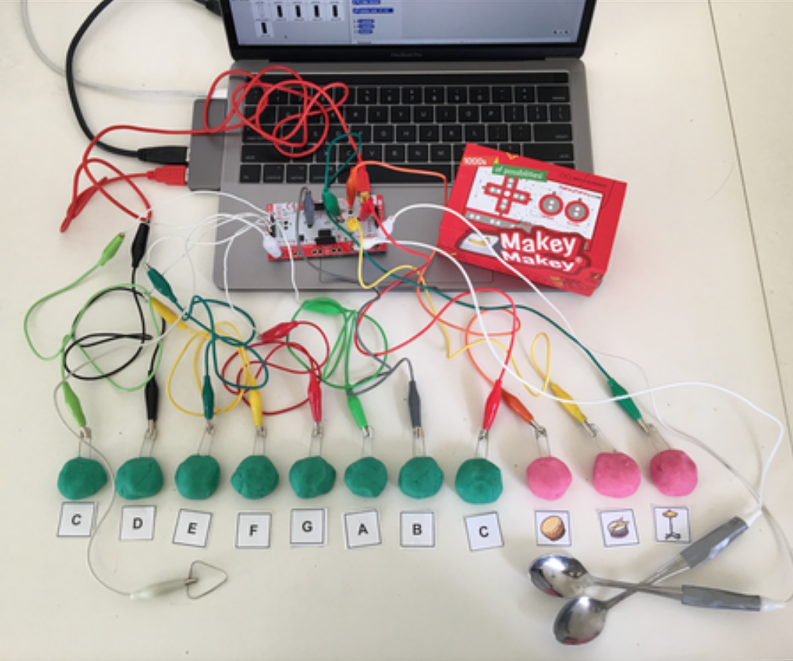 Piano & Drum Kit 2 Player Band with Makey Makey