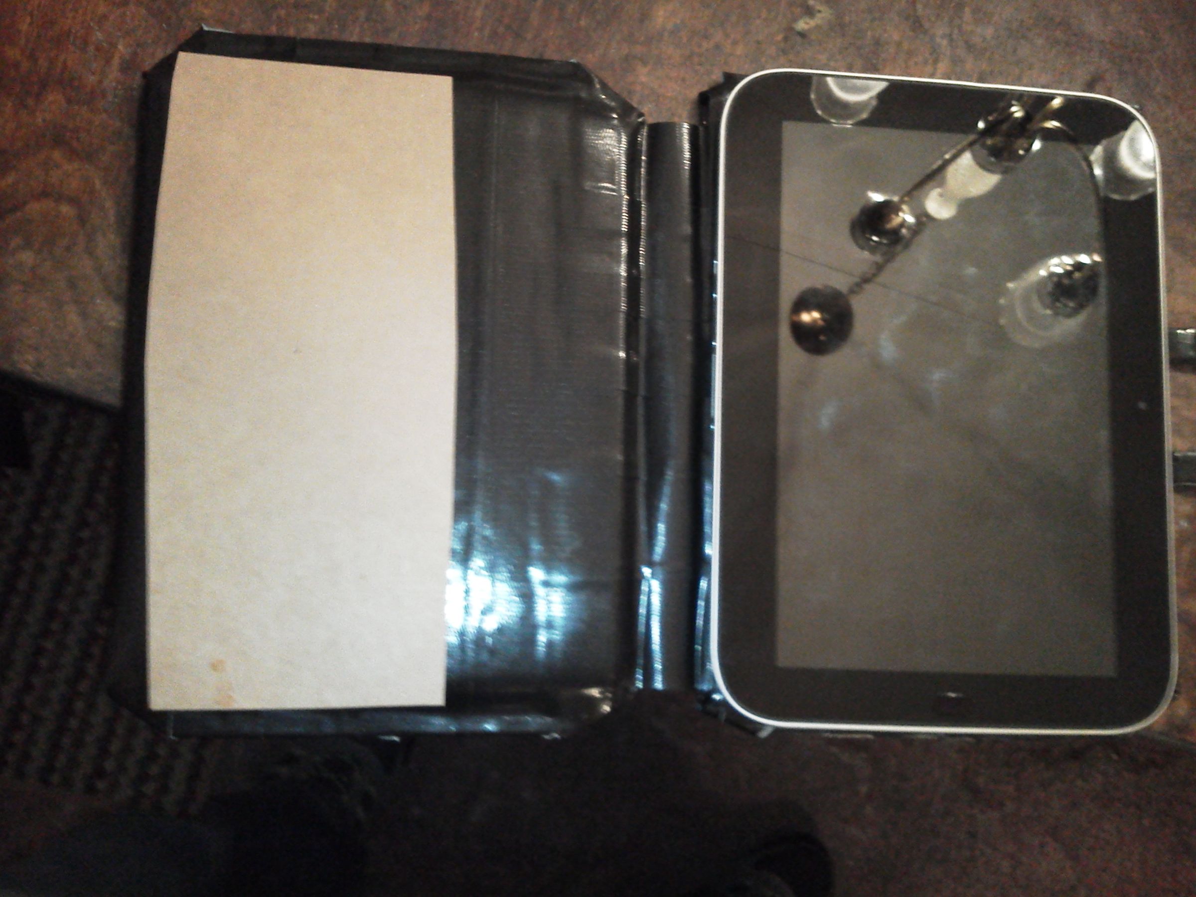Strong Cardboard Duct Tape Tablet Case 7 Steps Instructables