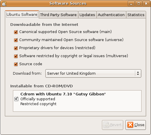 Enabling Non Free Software on Ubuntu 7.10 (real Quick and Easy)